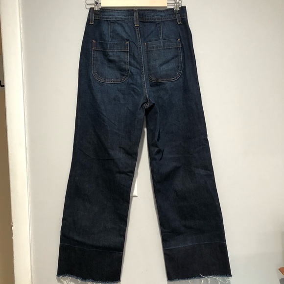 Nasty Gal Raw Hem High Rise Wide Leg Jeans Size 26 - Picture 2 of 7